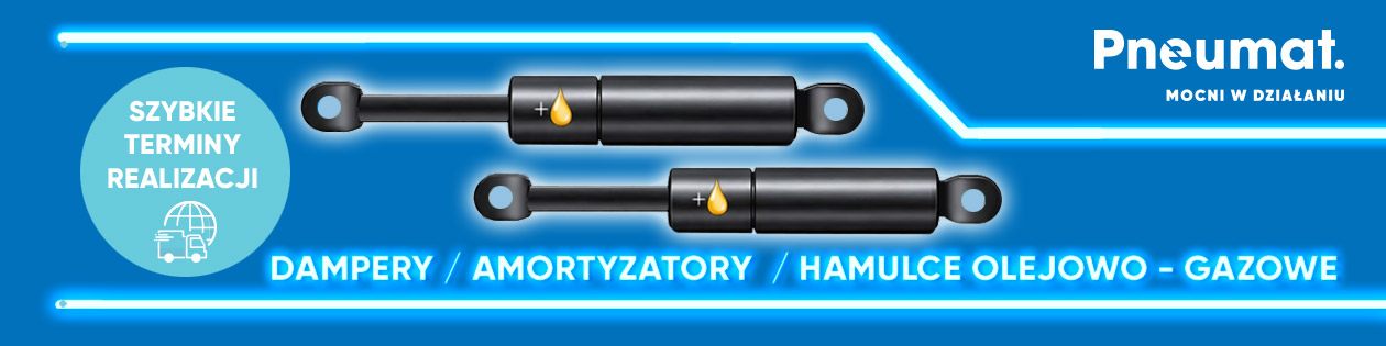 Dampery / Amortyzatory / Hamulce olejowo-gazowe - Szybki termin realizacji